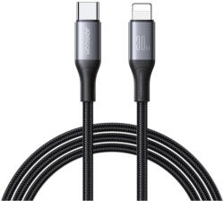 JOYROOM S-A28 Flash USB-C - Lightning Kábel - 2m 30W - Fekete (S-A28_CLB2)