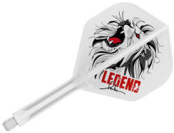 Target Japan darts toll és szár egyben, Target Japan K-Flex "The Legend", NO2 toll és közepes szár