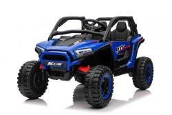 Mamido Elektromos játékautó Buggy UTV KCK 4x4 kék 24V | 800W | 50 kg | EVA | LED | 2, 4 GHz | ECO bőr (S-XMX639-24V-BLUE) - mamido