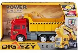 Manyuk Toys Dömper hang- és fényhatásokkal (BJ557A)
