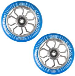 inSPORTline Pótkerék freestyle rollerhez 110 mm, kék-ezüst 2 db (23322)