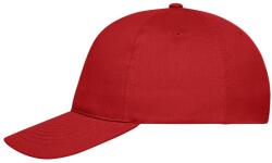 Myrtle Beach (Daiber) 5 paneles biopamut sapka MB6237 - Piros (MB6237-1792576)