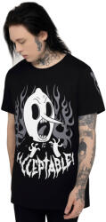 KILLSTAR Tricou unisex KILLSTAR x ADVENTURE TIME - Unacceptable - Black - KSRA013246