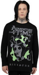 KILLSTAR Tricou unisex cu mânecă lungă KILLSTAR x ADVENTURE TIME - Evil Magic - Black - KSRA013247