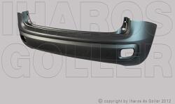 Fiat Panda 2012- - Hátsó lökh. fekete +lökhárító betét (Van)