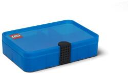 LEGO Tárolódoboz, rekeszes, LEGO, kék (40840800) - molnarpapir
