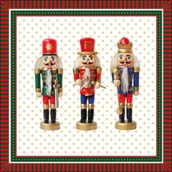 Ambiente Karácsonyi Diótörő papírszalvéta 33x33cm, 20 db-os - Three Nutcrackers