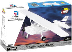 COBI COBI: Aeronava Cessna 172 Skyhawk albă, set de construcție (26620) (COBI-26620)