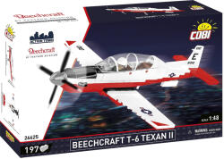 COBI COBI: Set de construcție Beechcraft T-6 Texan II roșu-alb (26625) (COBI-26625)
