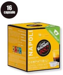 Caffé Vergnano 16 Capsule Biodegradabile Caffe Vergnano Napoli - Compatibile A Modo Mio