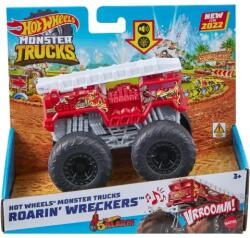 Mattel Hot Wheels Monster Trucks: Roarin', Wreckers mașină cu efecte de sunete și lumini 1/43 - Mattel (HDX60/HDX65)