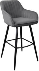 Invicta Stílusos bárszék Esmeralda szürke bársony