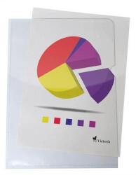 Victoria Genotherm, "L", A4, 150 mikron, víztiszta, VICTORIA OFFICE