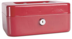 DONAU Pénzkazetta, 20x16x9 cm, DONAU, piros - toptoner