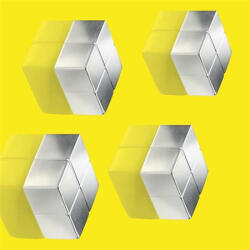 Sigel Extra erős kockamágnes, 4 db, SIGEL "SuperDym", ezüst