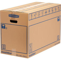 Fellowes Költöztető doboz, 44x32, 5X70 cm, FELLOWES "SmoothMove Everyday", nagy