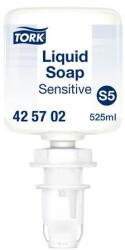 Tork Folyékony szappan, 0, 525 l, S5 rendszer, TORK "Mini", érzékeny bőrre, fehér