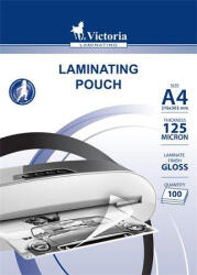 Victoria Office Meleglamináló fólia, 125 mikron, A4, fényes, VICTORIA OFFICE (627310) - iroszer24