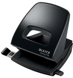 Leitz Lyukasztó, kétlyukú, 30 lap, LEITZ "Recycle NeXXt", fekete