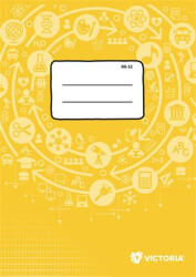 Victoria Füzet, tűzött, A4, francia kockás, 32 lap, VICTORIA PAPER Circle "88-32