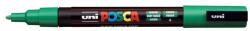 uni Dekormarker, 0, 9-1, 3 mm, UNI "Posca PC-3M", zöld