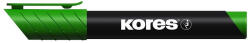 Kores Alkoholos marker, 3-5 mm, kúpos, KORES "K-Marker", zöld
