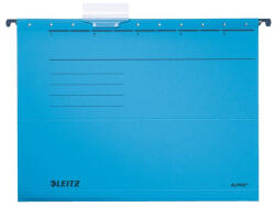 Leitz Függőmappa, karton, A4, LEITZ "Alpha Standard", kék