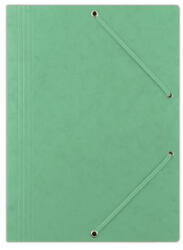 DONAU Gumis mappa, prespán, A4, DONAU "Premium", zöld