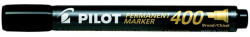 Pilot Alkoholos marker, 1, 5-4 mm, vágott, PILOT "Permanent Marker 400", fekete