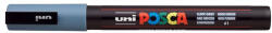uni Dekormarker, 0, 9-1, 3 mm, UNI "Posca PC-3M", palaszürke