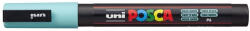 uni Dekormarker, 0, 9-1, 3 mm, UNI "Posca PC-3M", tengerzöld