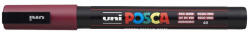 uni Dekormarker, 0, 9-1, 3 mm, UNI "Posca PC-3M", vörösbor