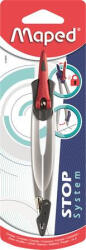 Maped Körző, rögzíthető lábakkal, MAPED "Stop System", vegyes színek
