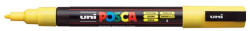 uni Dekormarker, 0, 9-1, 3 mm, UNI "Posca PC-3M", sárga