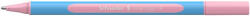 Schneider Golyóstoll, 0, 7 mm, kupakos, SCHNEIDER "Slider Edge XB Pastel", rózsa