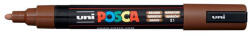 uni Dekormarker, 0, 9-1, 3 mm, UNI "Posca PC-3M", barna