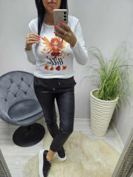 Norafashion Csinos őszi mintás hosszú ujjú felső (ősztündér) (824778)