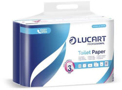 Lucart Toalettpapír, 3 rétegű, kistekercses, 24 tekercs, LUCART "Cash and Carry Strong 3.24", fehér