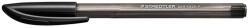 STAEDTLER Golyóstoll, 0, 3 mm, kupakos, STAEDTLER "Ball 432", fekete