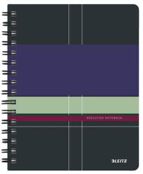 Leitz Spirálfüzet, A5, kockás, 80 lap, LEITZ "Executive