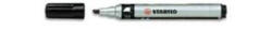 STABILO Alkoholos marker, 1-4 mm, vágott, STABILO "Mark-4-all", fekete