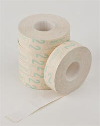 METO Árazógépszalag, 19x16 mm, METO, fehér - toptoner