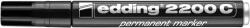 edding Alkoholos marker, 1-5 mm, vágott, EDDING "2200", fekete