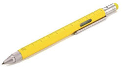 TROIKA Golyóstoll, multifunkciós, érintővel, TROIKA, "Construction", sárga