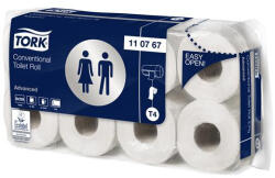 Tork Toalettpapír, T4 rendszer, 2 rétegű, 10, 3 cm átmérő, Advanced, TORK, fehér
