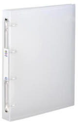 Viquel Gyűrűs könyv, 4 gyűrű, 40 mm, A4, maxi, PP, cserélhető címke, VIQUEL "Propyglass", víztiszta