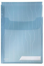 Leitz Genotherm, lefűzhető, A4, 200 mikron, füllel, LEITZ "CombiFile Jumbo", kék