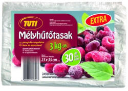 Tuti Mélyhűtőzacskó, 3kg, 30 db, TUTI "Extra