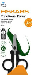 Fiskars Olló, összecsukható, 11 cm, FISKARS "Functional Form Renew", fekete - toptoner