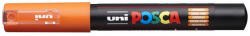 uni Dekormarker, 0, 7-1, 0 mm, UNI "Posca PC-1M", narancs